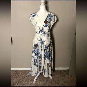 Lulu’s Floral Wrap Dress
